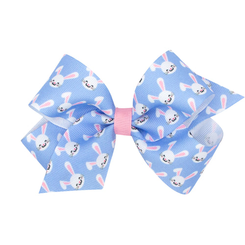 Medium Easter Bunny Print Bow