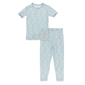 Pajama Set, Spring Sky Stork