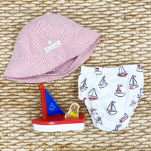 Beaufort Bucket Richmond Red Seersucker