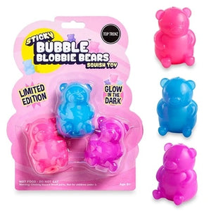 Sticky Bubble Gummy Bear Blobbies Squish Toy