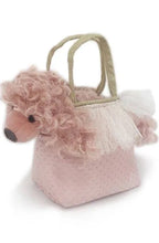 PRETTY POODLE PLUSH TOY IN PURSE 'OPHELIA'