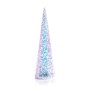 11.75” LED White Sequin Tree