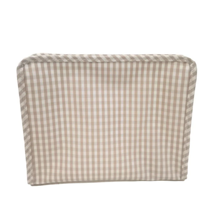 Large Roadie - Khaki Gingham