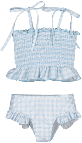 Blue Gingham Bikini