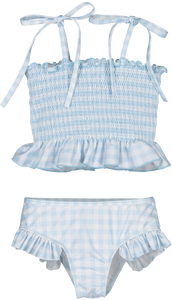 Blue Gingham Bikini