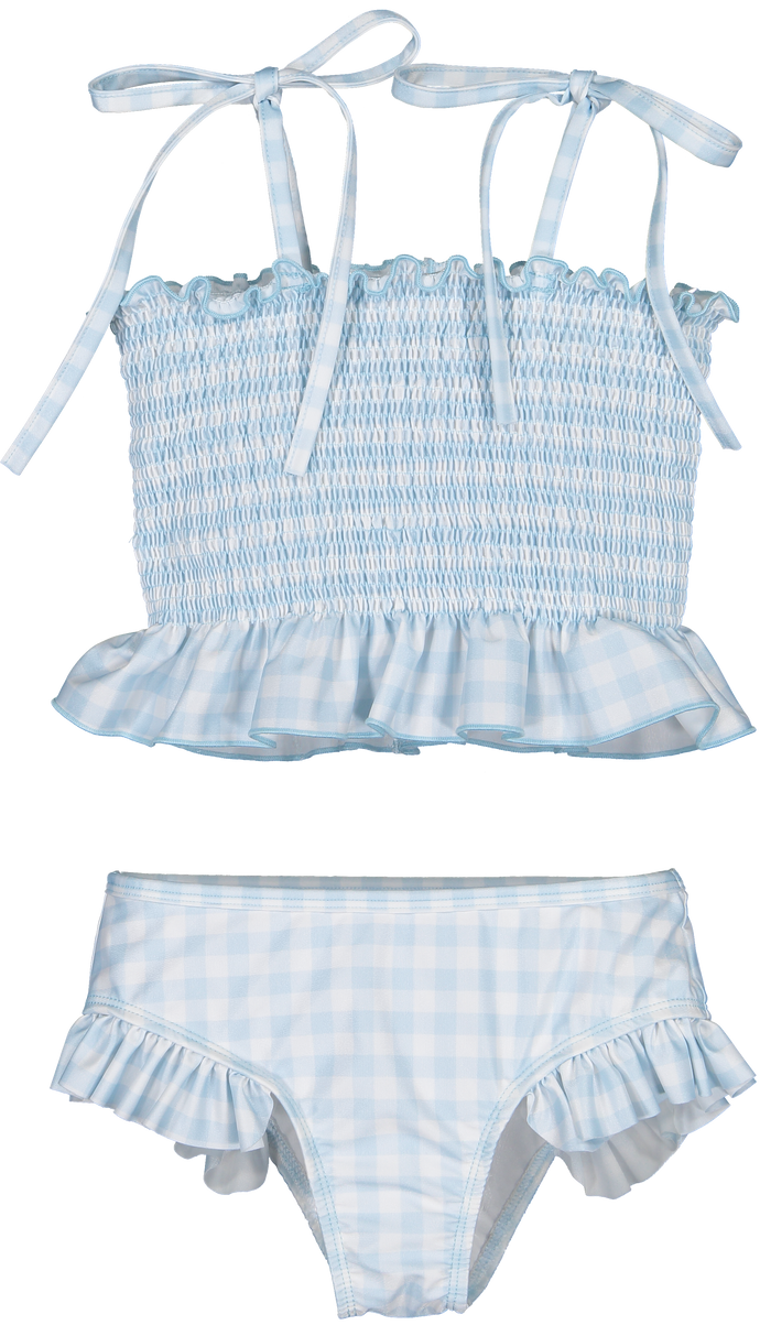 Blue Gingham Bikini