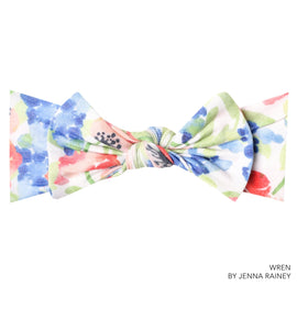 Copper Pearl Knit Headband Bow(prints)