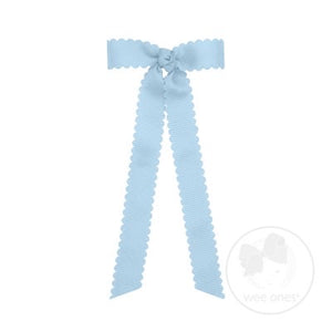 Mini Scallop Trim Longtail Bow