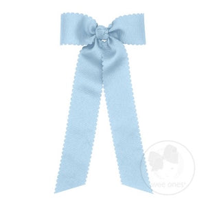 Medium Scallop Trim Longtail Bow