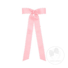 Mini Scallop Trim Longtail Bow
