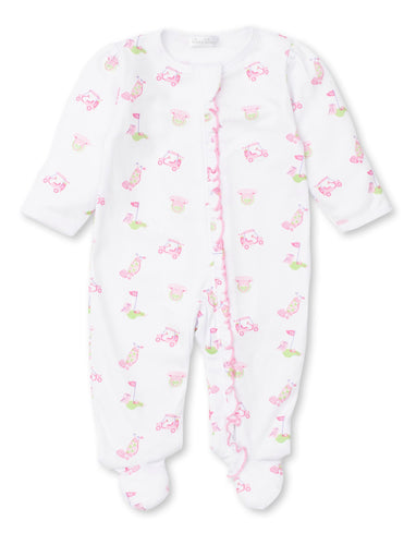 Longest Drive Ruffle Printed Footie