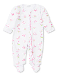 Longest Drive Ruffle Printed Footie