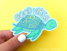 Sea Turtle Good Vibes Vinyl Sticker