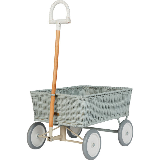 Rattan Wonder Wagon - Vintage Blue
