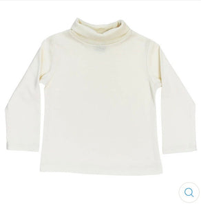 White Knit Unisex Turtleneck