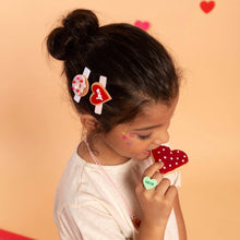 Heart + Donut Cookies Alligator Clips