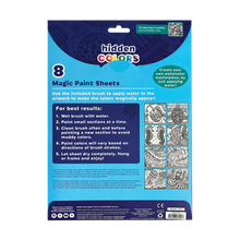 hidden colors magic paint sheets - magic ocean