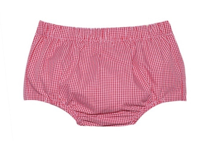 Red Bloomers/ Diaper Cover