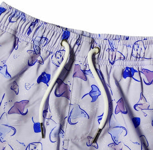 Manta Ray Swim Trunks