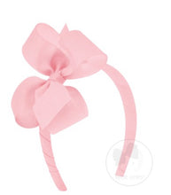 Small King Classic Grosgrain Bow on Headband