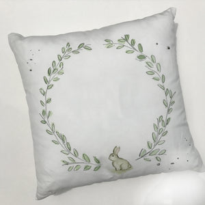 Laurel Wreath with Bunny Pillow