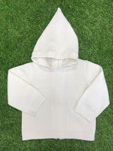 Zip back baby sweater