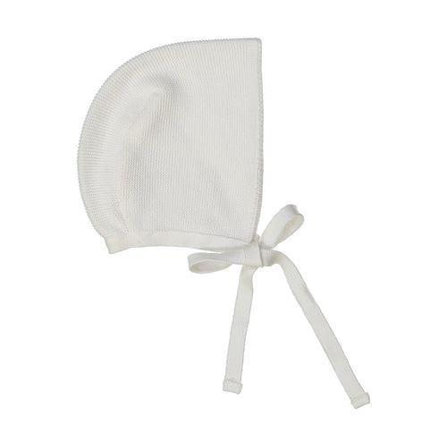 Classic Knit Bonnet, Ivory