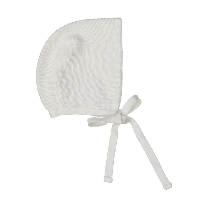 Classic Knit Bonnet, Ivory