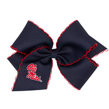 Ole Miss Moonstitch Logo Bow