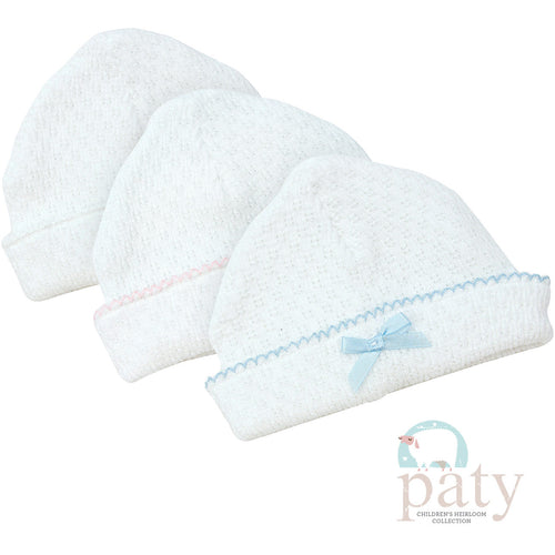 White Sailor Cap with Trim