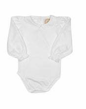 Maude's Peter Pan Collar Shirt (Long Sleeve Pima) Worth Avenue White