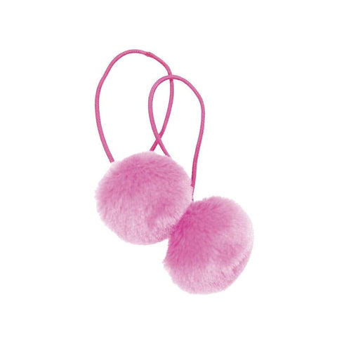 POM POM PUFFS PONYTAIL HOLDERS