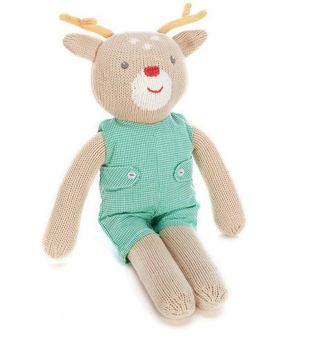 Rudolph Stuff Animal w/ Green Romper
