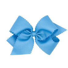 Medium Grosgrain Scalloped Edge Bow(9793)