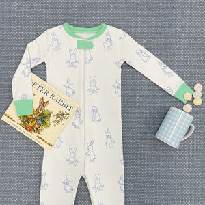 Knox's Night Night Boardwalk Bunny With Grace Bay Green
