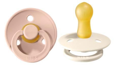 BIBS Pacifier 2 PK Blush / Ivory