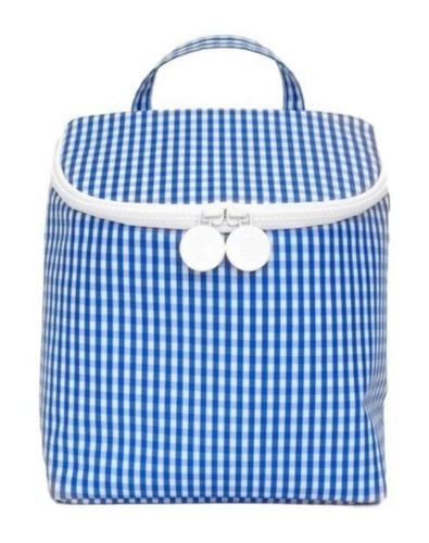 Take Away Lunch Bag- Gingham Royal