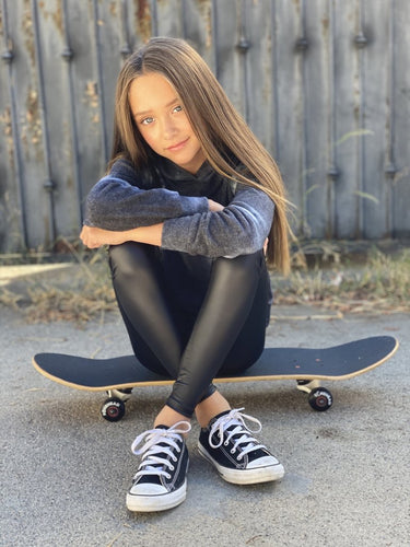 Leather Legging black