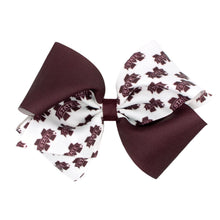 MSU Color Block Bow