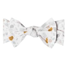 Copper Pearl Knit Headband Bow(prints)