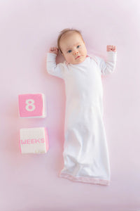 Blaylock Blocks Hamptons Hot Pink, Palm Beach Pink, & Palmetto Pearl