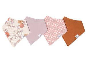 Copper Pearl Bandana Bib Set