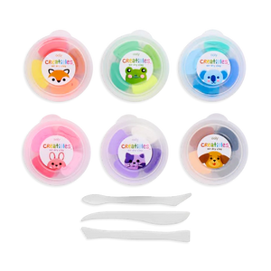 creatibles d.i.y. air dry clay kit - set of 24 colors