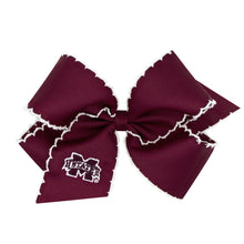 MS State Moonstitch Logo Bow