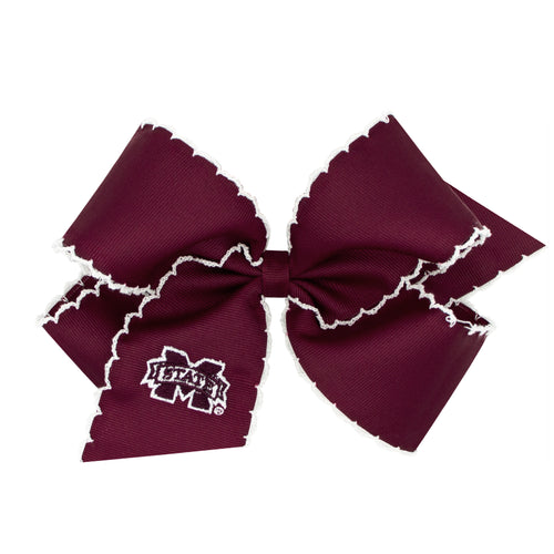 MS State Moonstitch Logo Bow