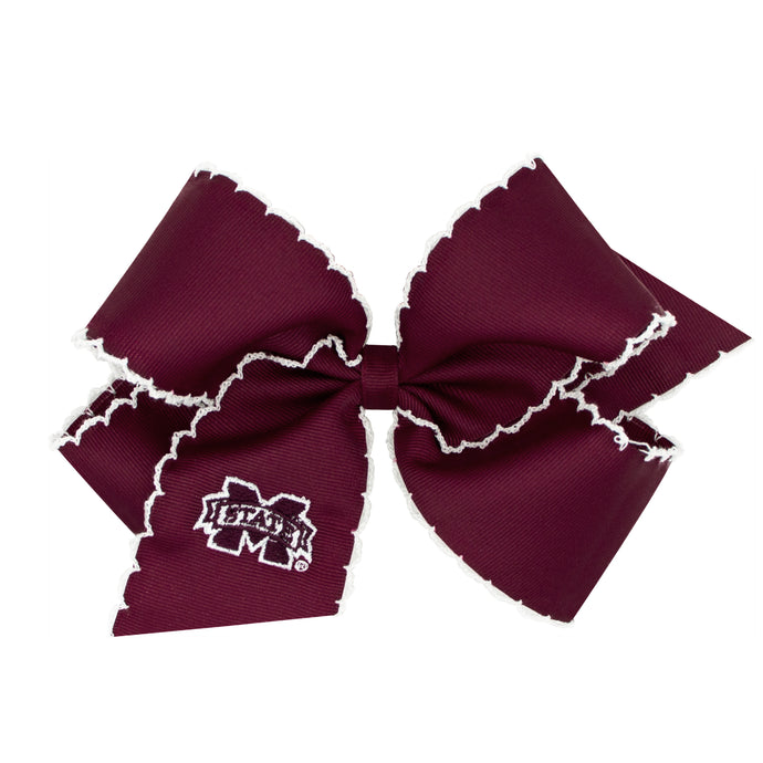 MS State Moonstitch Logo Bow