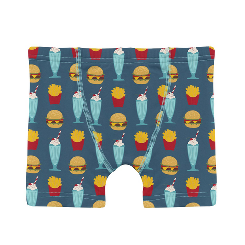 Boxer Brief Deep Sea Cheeseburger