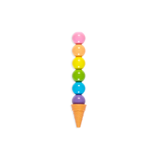 rainbow scoops vanilla scented stacking erasable crayons