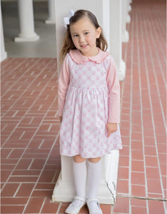 Savannah Scalloped Candy Cane Jumper