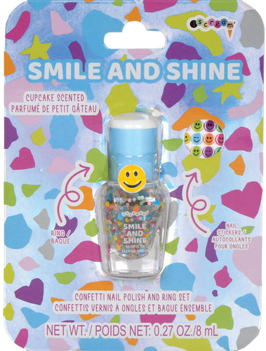 Smile and Shine Nail Polish Ring Set